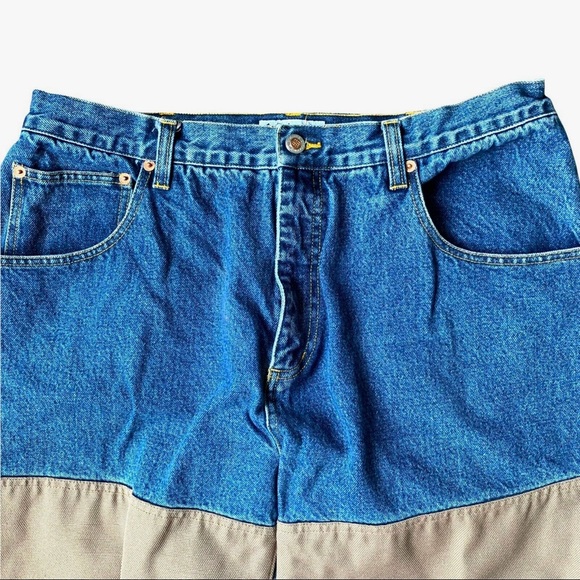 Columbia Sz 34 X 31 Brush Guard Reinforced Canvas Denim Hunting Jeans Pants - Picture 2 of 11